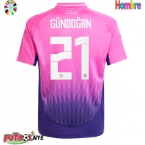 Camiseta Alemania Ilkay Gundogan #21 Visitante Equipación Eurocopa 2024 manga corta